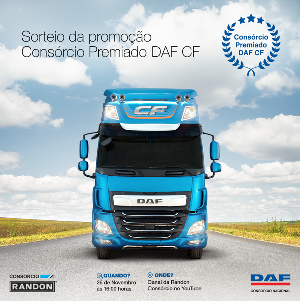 Promoção Consórcio Premiado DAF CF