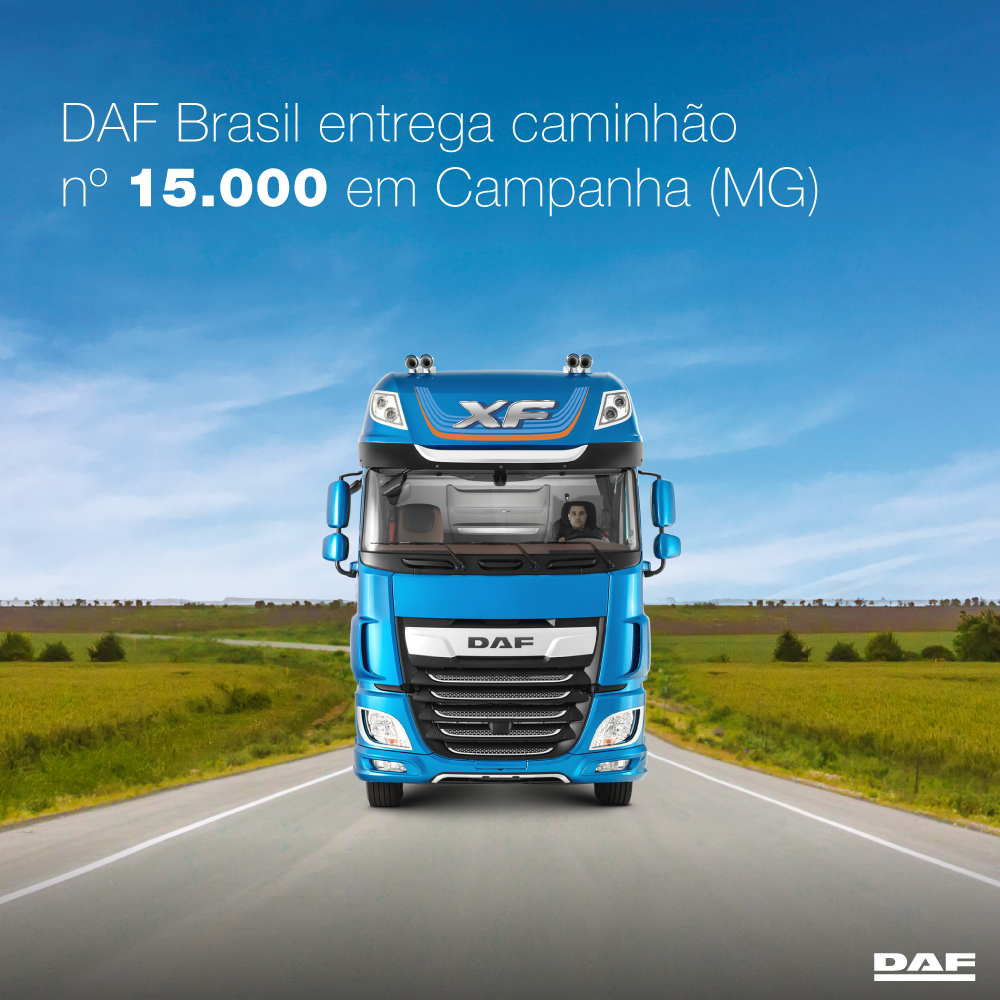 DAF Brasil entrega caminhão de número 15 mil