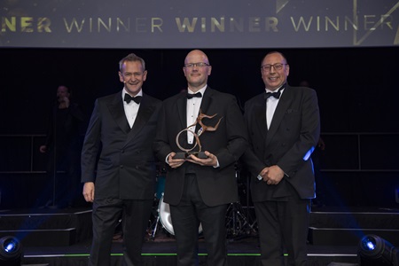 DAF XF ganha prêmio Caminhão de Frota do Ano 2021 no Reino Unido, DAF na cerimônia de premiação