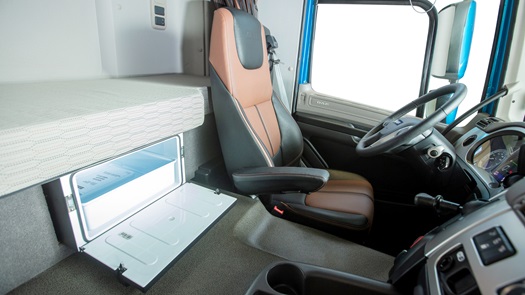 Visão Interna da cabine do Novo DAF CF
