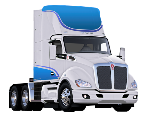 Hydrogen-Fuel-Cell-Electric-Kenworth-T680-Truck